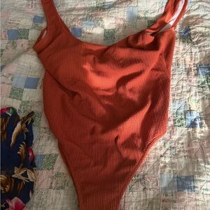 One-Piece Swimsuit in Burnt Orange